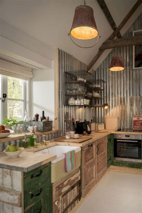 Cool 34 Rustic Farmhouse Kitchen Ideas For 2019 Source Link