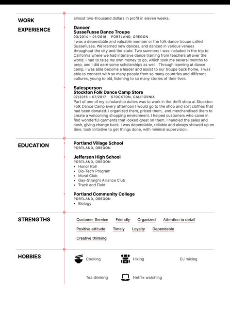 Starbucks Barista Resume Example - IMAGESEE
