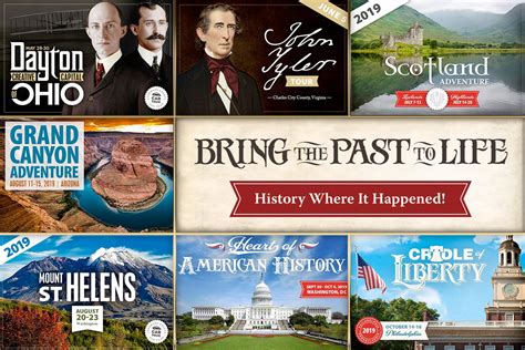 Landmark Events — Bring the Past to Life: History Where It Happened!