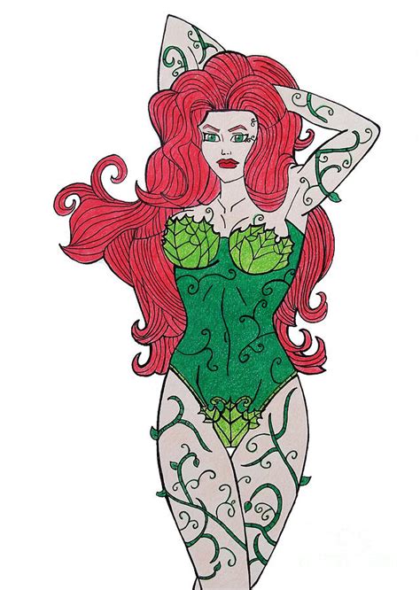 Poison Ivy Drawing By Gabrielle Aguilar