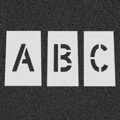 Alphabet Stencil Set 96 Letters Roadly