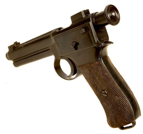 Deactivated Early Roth Steyr M1907 Pistol With Regimental Markings