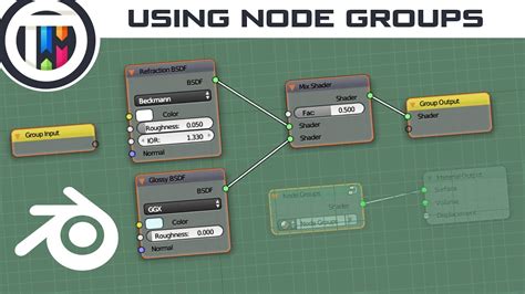 Blender Tutorial How To Use Node Groups Youtube