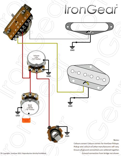 Telecaster Wiring Diagram 3 Way
