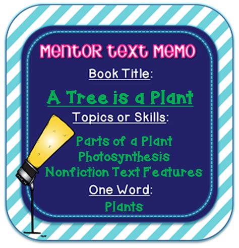 Mentor Texts Are Great For Science Too Comprehension Connection