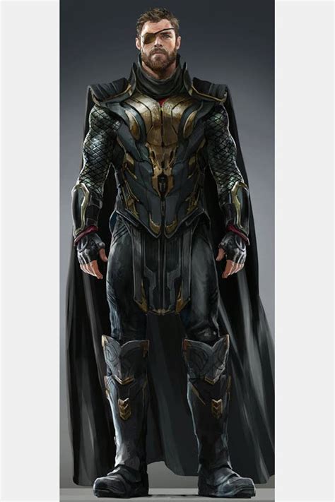 Thor In Early Avengers Infinity War Concept Art By Wesley Burt