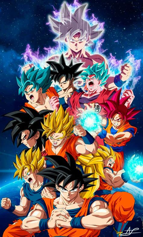 Top 15 Incríveis Transformações De Goku Youtube