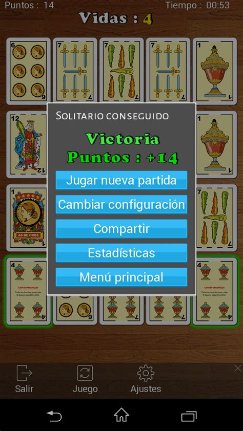 Se juega con un mazo de cuarenta cartas españolas. Solitarios de cartas (con la baraja española) for Android ...
