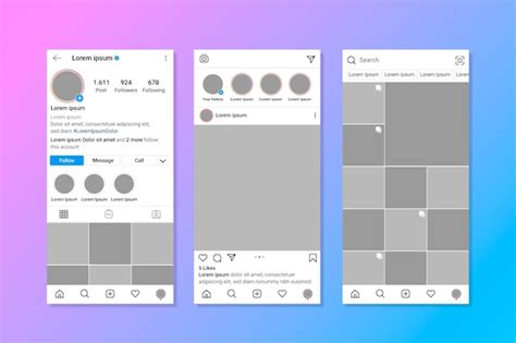 Instagram Profile Mockup Free Vectors And Psds To Download