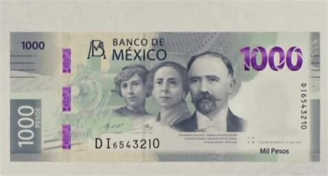 Así es el nuevo billete de mil pesos que Banxico pone en circulación