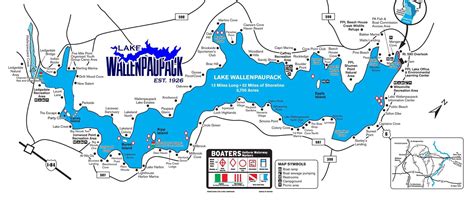 Lake Wallenpaupack Depth Map Dakota Map