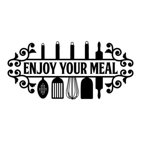 Wall Sticker Enjoy Your Meal