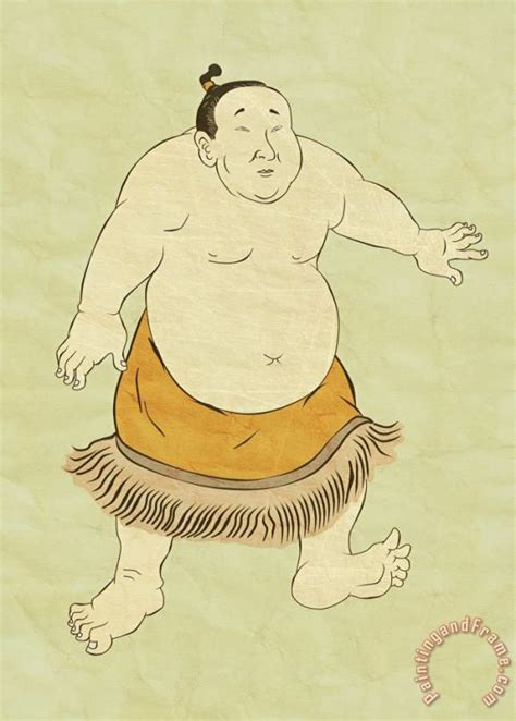 Collection 10 Japanese Sumo Wrestler Painting Japanese Sumo Wrestler