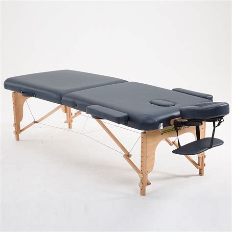 70cm wide 2 fold wood massage table bed w carry case salon furniture folding portable thai body