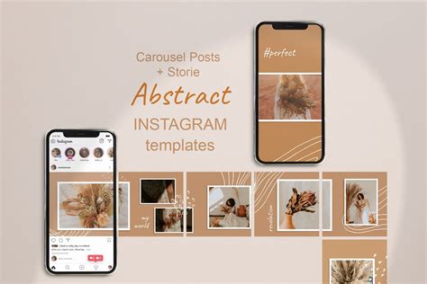 Carousel Posts Feed And Stories By Nataliarkushart On Creativemarket