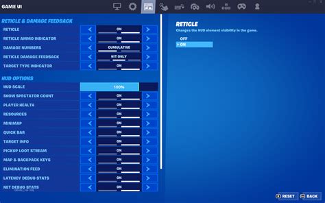 How To Change Your Aim Reticle In Fortnite Chapter 4