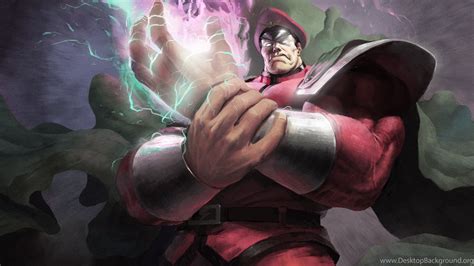 M Bison Makes His Way To Street Fighter V Desktop Background
