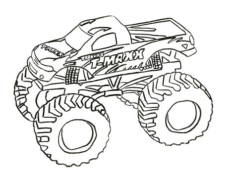 Monster Truck Coloring Pages Coloring Pages To Print