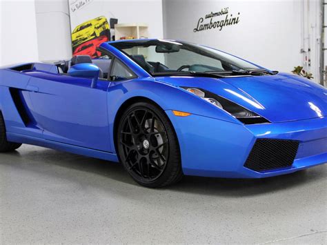 Buy Used 2007 Lamborghini Gallardo Spyder Monterey Blue 11 K Miles