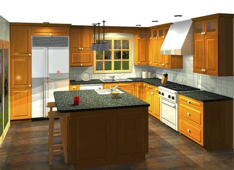 Got a tired old kitchen that you need a fresh kitchen layout design? Create your own online design your Free Kitchen Design ...