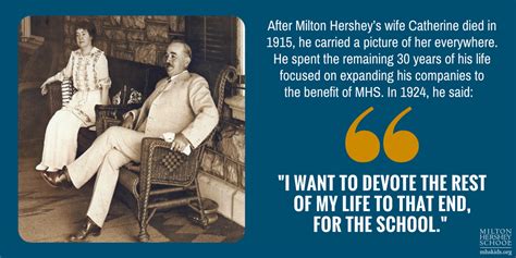 Hershey famous and rare quotes. Quotes from Milton Hershey - Milton Hershey School
