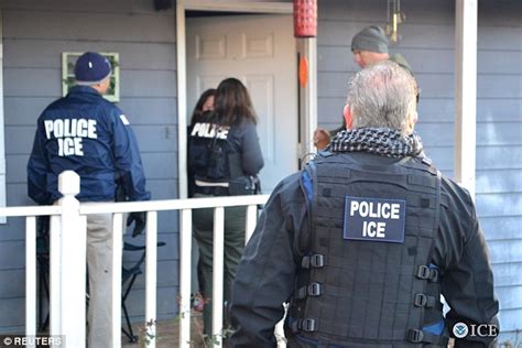 ice arrest illegal immigrants in us in routine roundups daily mail online