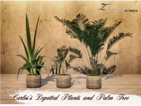 Sims 4 Designs Carloss Depotted Plants And Palm Tree