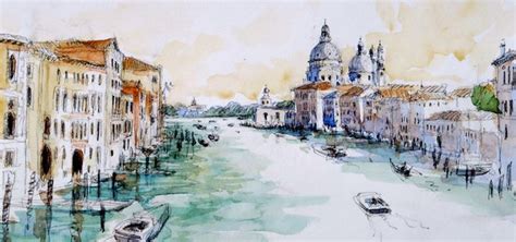 1001 Images Inspiratrices De Dessin De Paysage Magnifique Venice