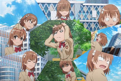 Misaka Mikoto With Funny Expression Toarumajutsunoindex