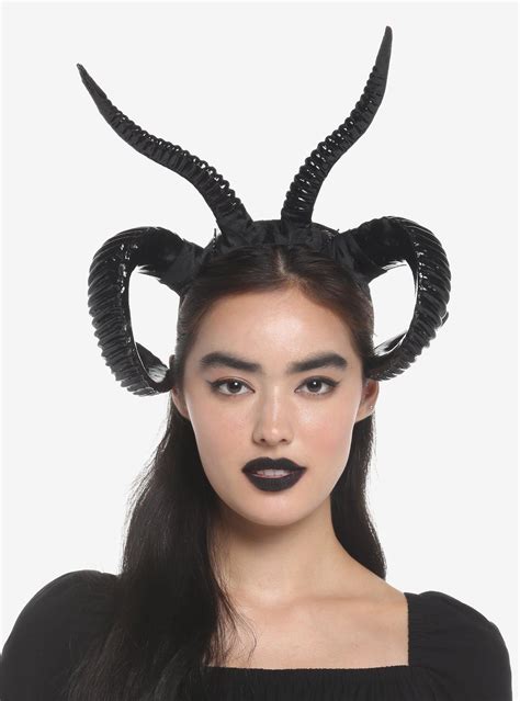 Double Demon Horns Headband In 2022 Horn Headband Halloween Shopping