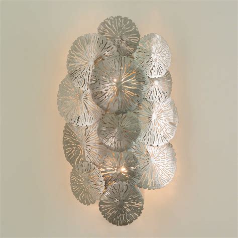 Global Views Antique Nickel Wall Sconce Gv790567