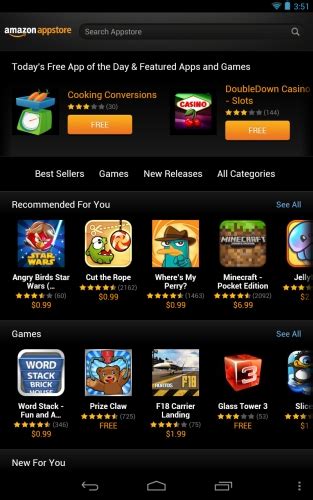 Amazon Updates Appstore With Better Android 4 2 Support More Kindle Fire Like Ui Liliputing