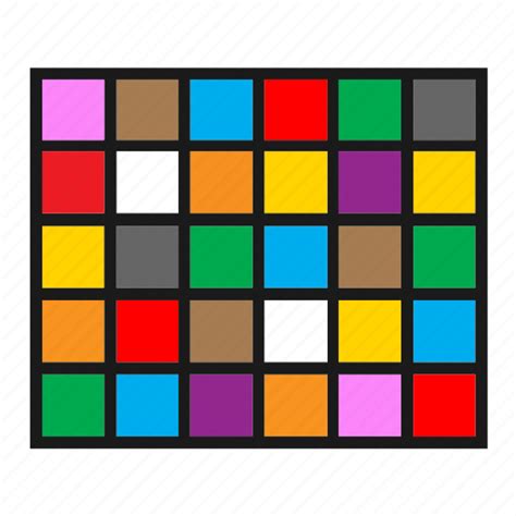 Color Colorful Graph Graphic Grid Infographic Squares Icon