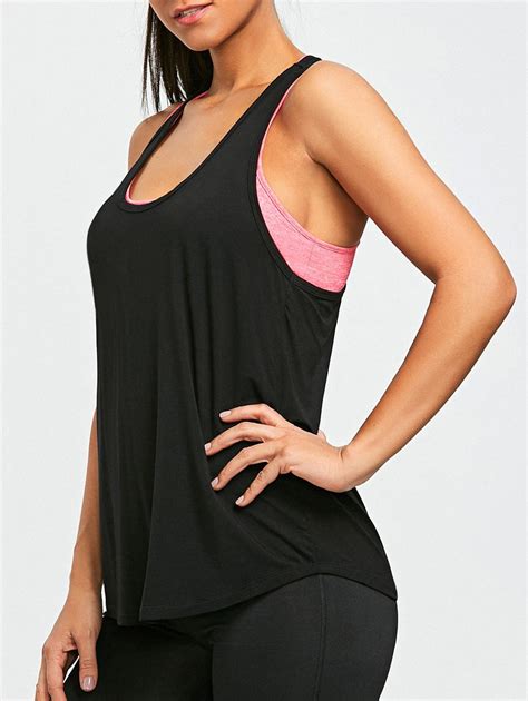 Drop Armhole Racerback Tank Sweat Top Shop Yoga