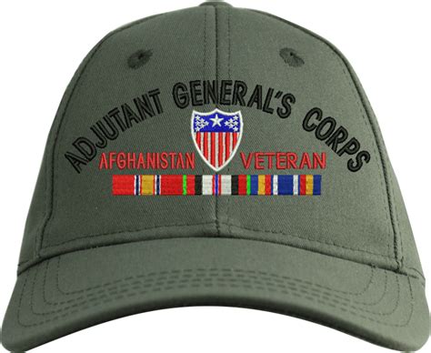 Us Army Adjutant Generals Corps Afghanistan Veteran Embroidered Cap