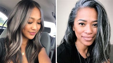‘gray Blending Is The Gorgeous New Way To Transition Your Hair Black