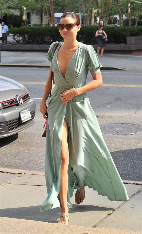 Miranda Kerr Shows Pokies Panties Wearing A Green Summer Dress In Nyc Porn Pictures Xxx Photos