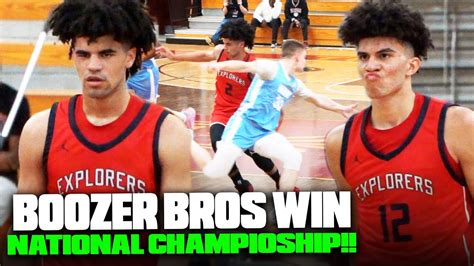 1 Cameron Boozer Wins National Championship W His Brother Cayden Youtube