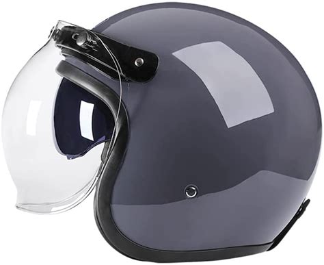 Buy Adults Retro Moped Helmets For Men Women 34 Motorcycle Open Face