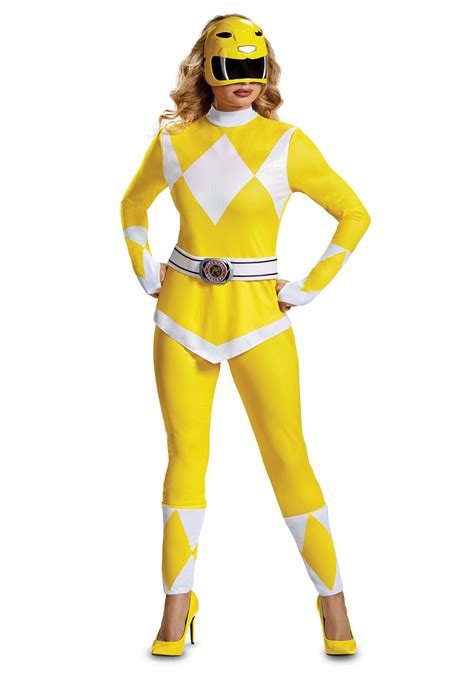 Power Rangers Adult Yellow Ranger Costume