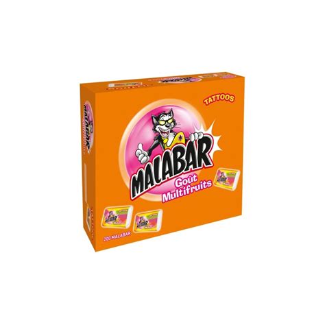 Malabar Multifruit Chewing Gum Pi Ces Bonbon En Bo Te Bonbon Au Kilo Ou En Vrac Bonbix
