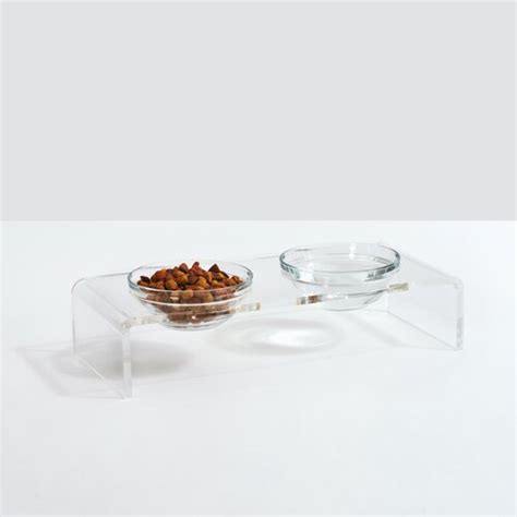 Hiddin Glass Bowl Clear Elevated Feeder And Reviews Wayfair