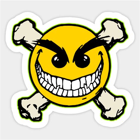 Evil Ernie Smiley Robzilla Sticker Teepublic