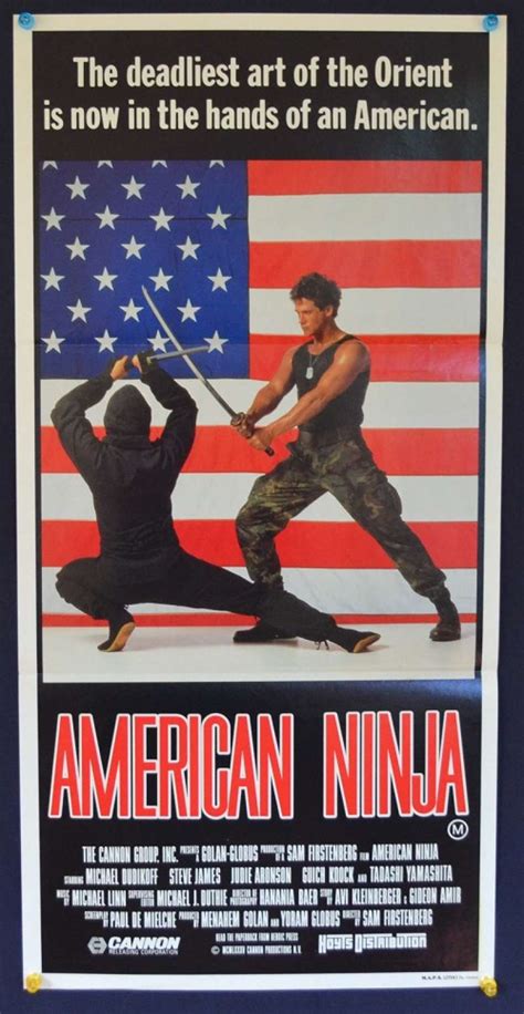 All About Movies American Ninja Poster Original Daybill 1985 Michael
