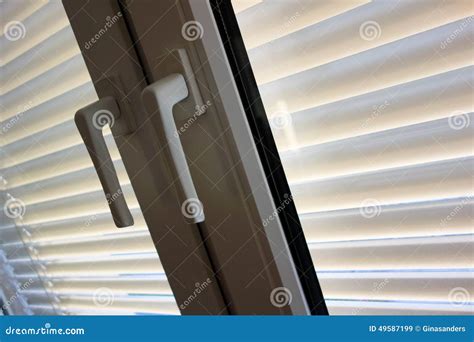 Blinds For Sun Protection On Windows Stock Image Image Of Closed