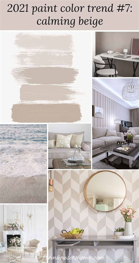 Home Decor Trends Decorated With 2021 Paint Color Trend Beige Paint
