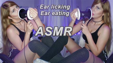 ASMR Ear Licking Ear Eating YouTube