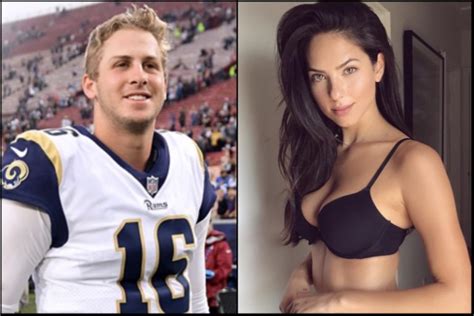 Here Is How Jared Goffs Model Gf Christen Harper Congratulating Him On His New 134 Million