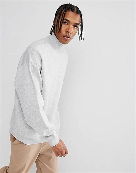 Weekday Big Turtleneck Sweatshirt Asos