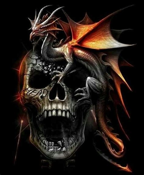 Dragon And Skull Dragon Tattoo With Skull Dragon Tattoo Designs